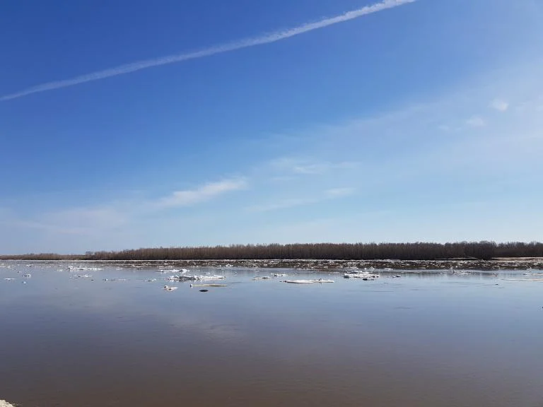 Уровень воды в реке Оби на 16 апреля