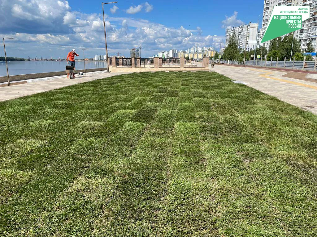 Новшество на городской набережной 