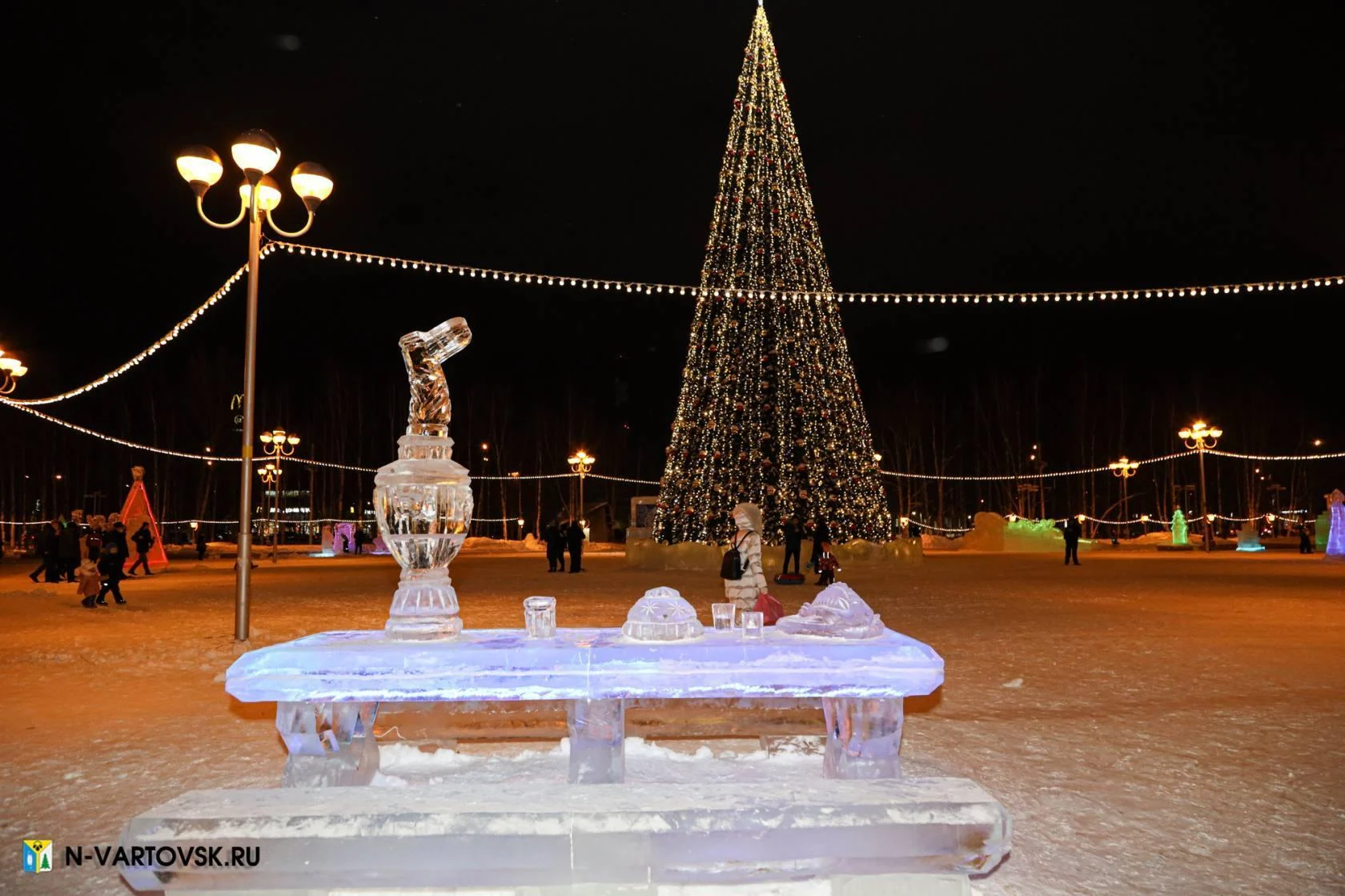 В Нижневартовске созданы уникальные новогодние площадки /ФОТО/